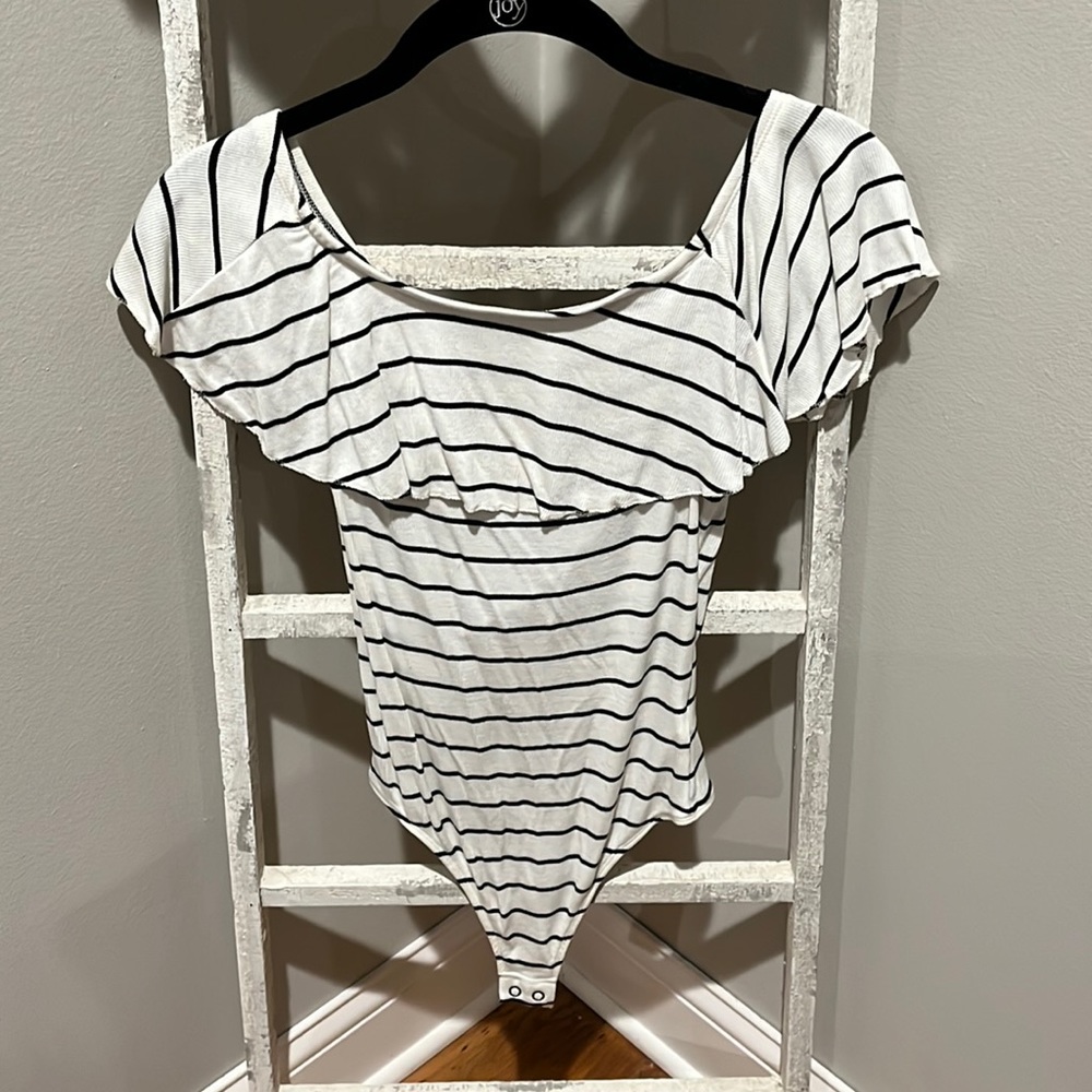 Express off the shoulder bodysuit